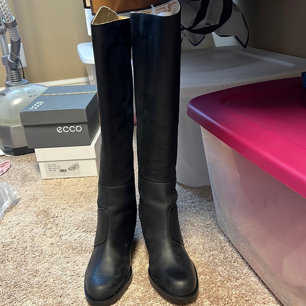 Acne pistol knee high boots